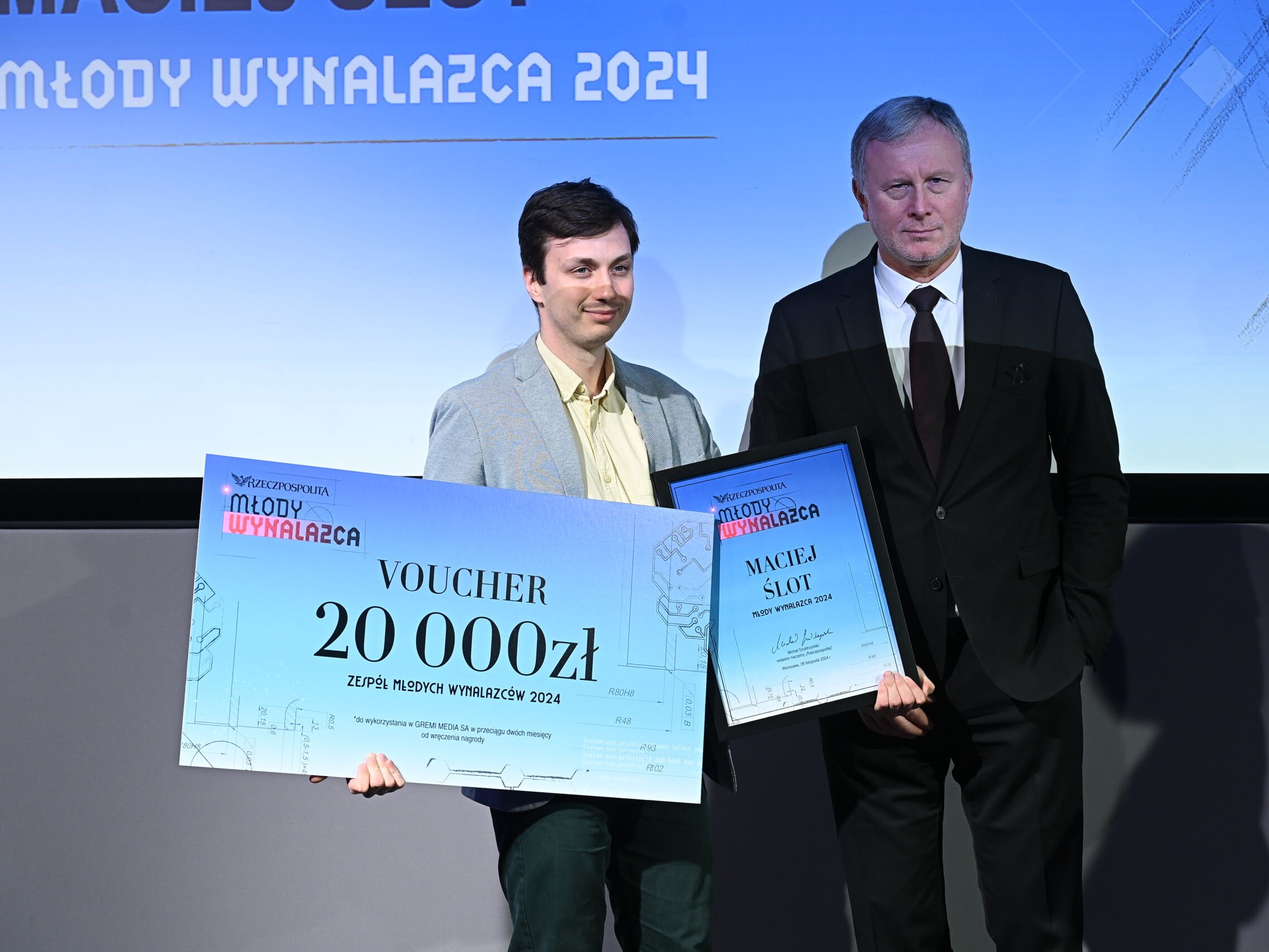 Wręczenie nagrody Młody Wynalazca 2024